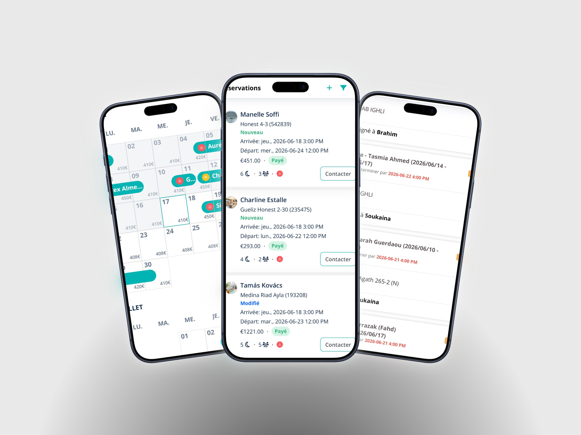 Tableau de bord propriétaire BnKeys